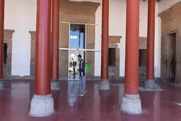 تخت‌جمشید روزانه ضدعفونی می‌شود