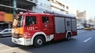 آتش‌سوزی در خیابان لاله‌زار تهران + ویدئو 