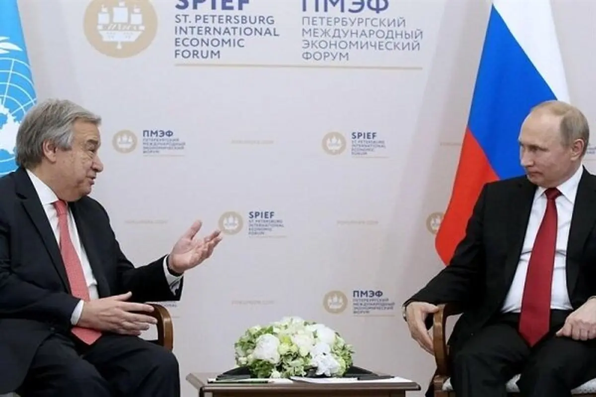 دبیرکل سازمان ملل سه شنبه آینده به روسیه سفر می کند