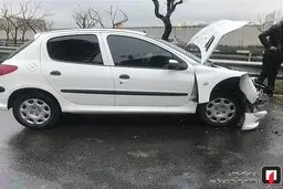 تصادف دو خودرو در اتوبان ستاری، جان مادر و فرزند خردسالش را گرفت