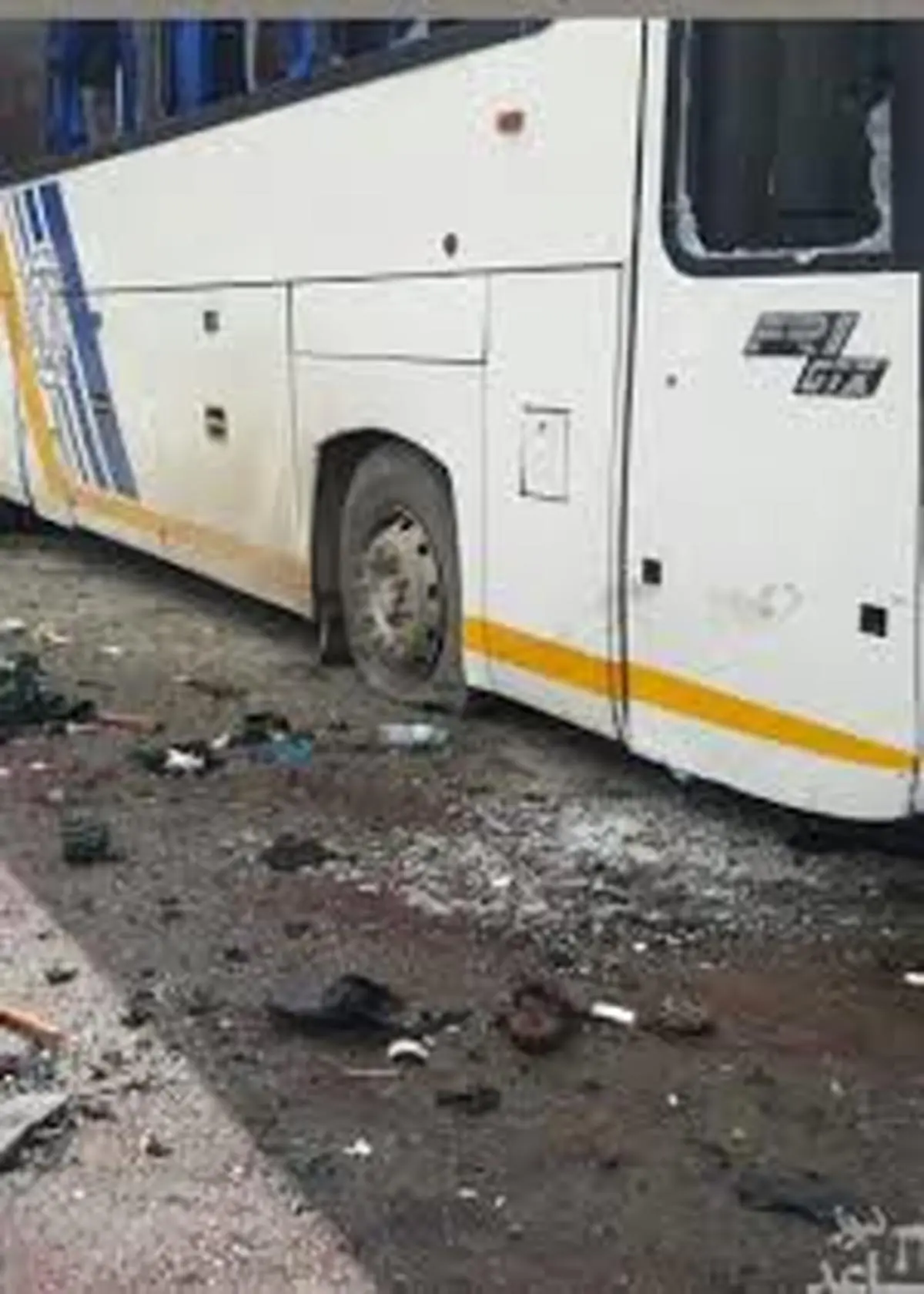 تصادف شدید و هولناک با اتوبوس در خیابان+ویدئو