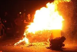 حریق در انبار مواد محترقه