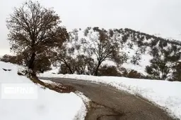  خوزستان | بارش اولین برف پاییزی در استان داغ