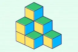 تست هوش | فقط باهوش ترین‌ها می‌توانند تعداد دقیق مکعب‌ها را پیدا کنند! + پاسخ