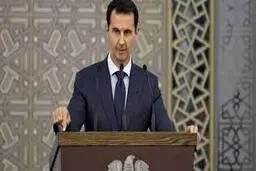 حال بشار اسد حین سخنرانی خراب شد 