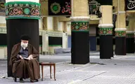 مراسم عزاداری اربعین با حضور رهبر انقلاب در حسینیه امام خمینی