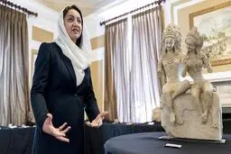 کشف33 اثر باستانی نزد یکی ازپرکارترین قاچاقچیان آثار باستانی در جهان  