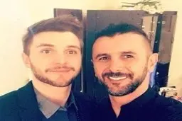 قاب زیبای امین حیایی و پسرش دارا