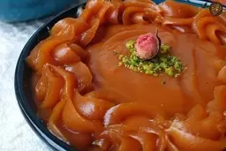 راز تهیه حلوای مسقطی عربی | دسر بی‌نظیر بدون آرد، آسان و خوش‌عطر