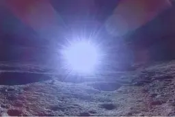 تصویر شگفت‌انگیز از ماه |  فضاپیمای بلو گوست لحظه طلوع خورشید را ثبت کرد