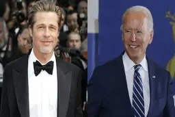 
حمایت برد پیت هم از جو بایدن 
