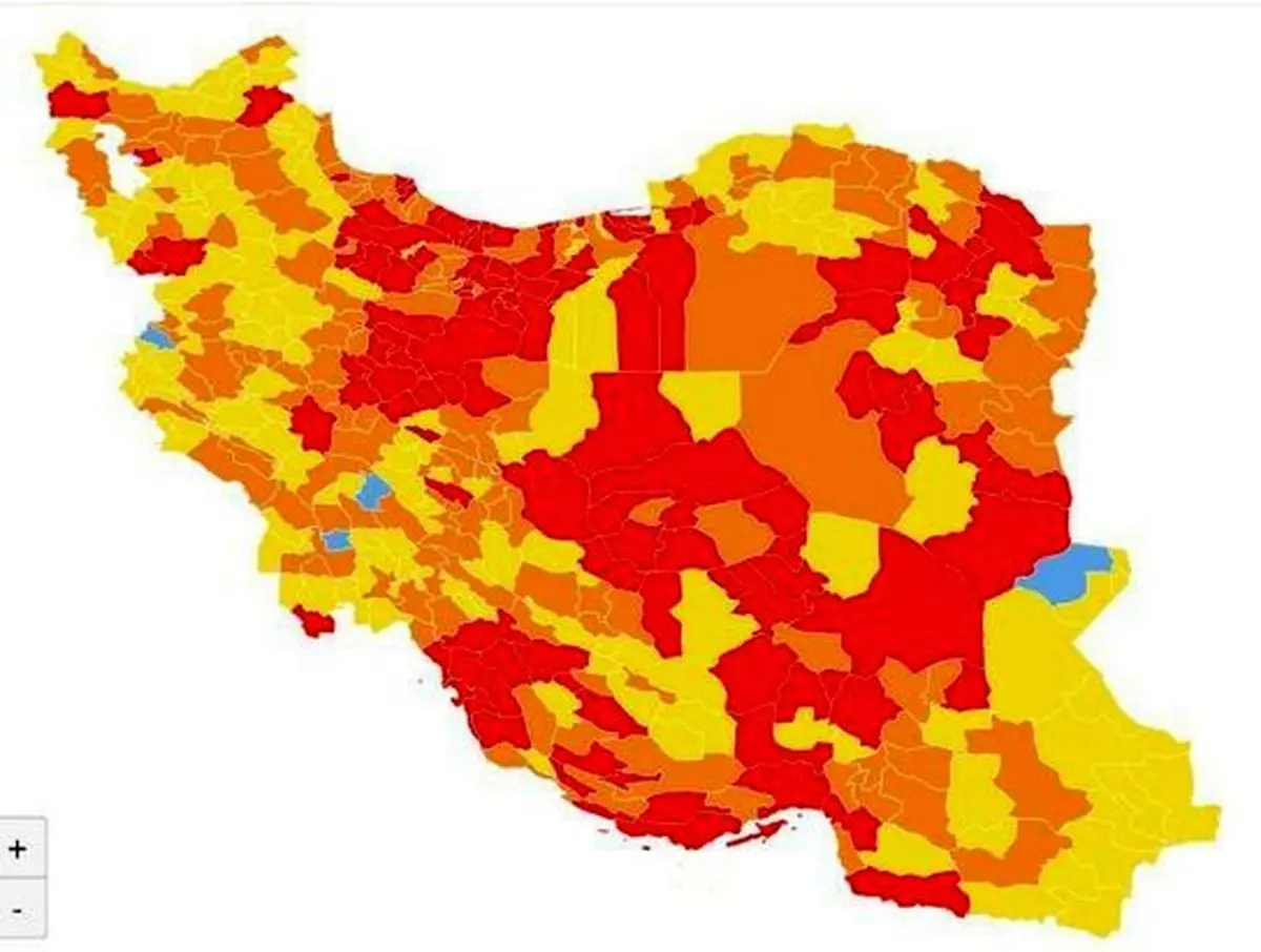  رنگ‌بندی جدید کرونایی اعلام شد