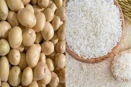 به جای برنج سیب زمینی بخورید! | بهترین جایگزین برنج ؛ کدامیک کالری و کربوهیدرات بیشتری دارند؟