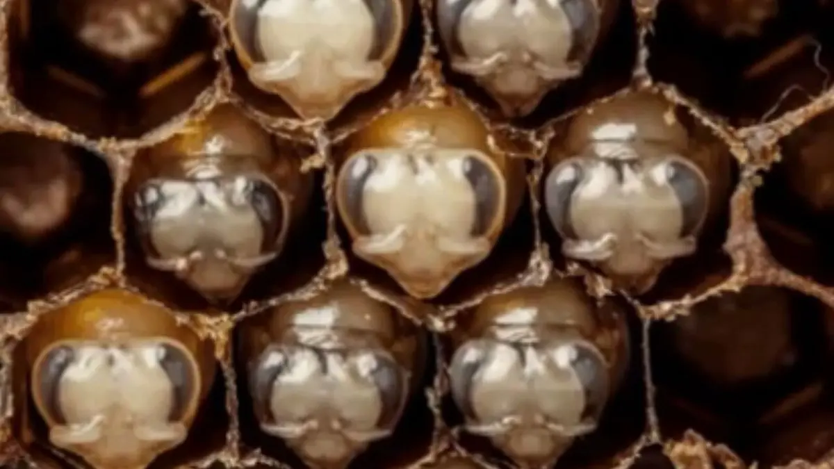 لحظه‌ی عجیب متولد شدن زنبور عسل+ویدئو 