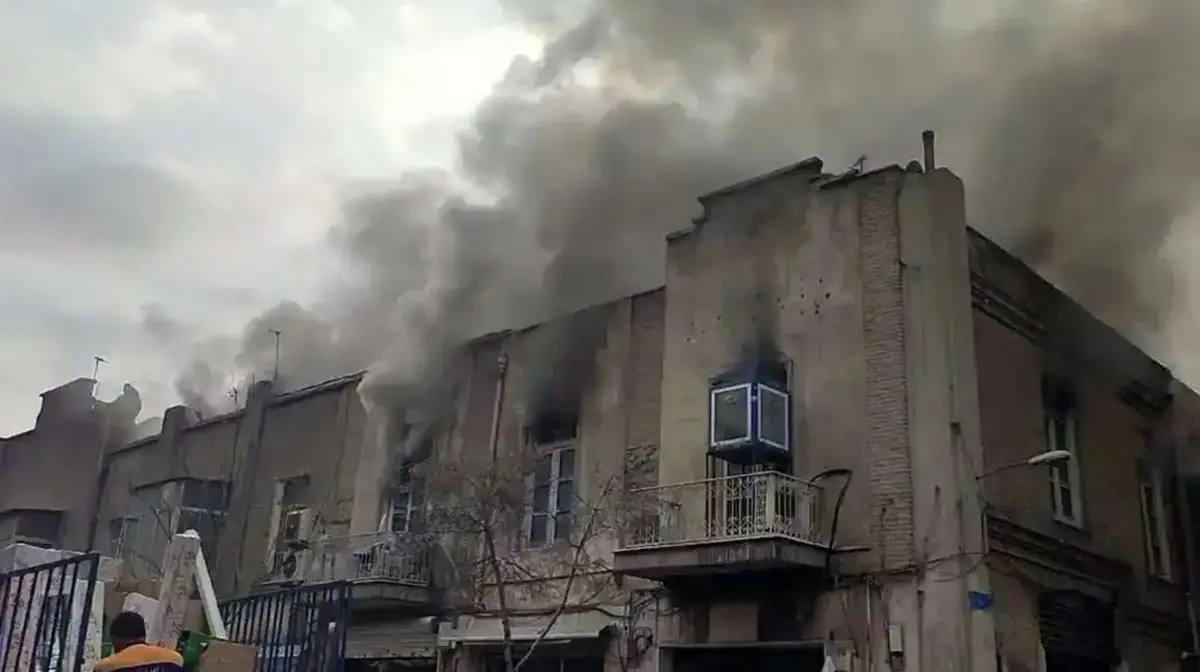 گراند هتل در آتش سوخت 