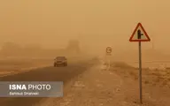 تصادف زنجیره‌ای بر اثر طوفان شن در محور انار-یزد با یک فوتی+ویدئو