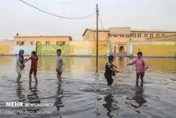 
 آب‌گرفتگی بندر امام  |  با مقصران برخورد قانونی می‌شود 