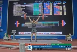 نتایج وزنه‌برداری جوانان آسیا