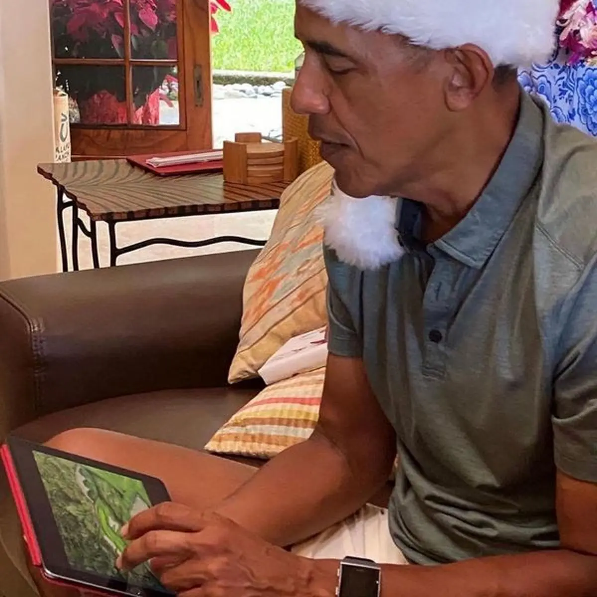هدیه متفاوت میشل به اوباما برای کریسمس