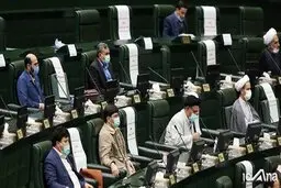جلسه متفاوت بهارستانی‌ها به دلیل محدودیت‌های کرونایی + عکس