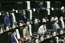 جلسه متفاوت بهارستانی‌ها به دلیل محدودیت‌های کرونایی + عکس