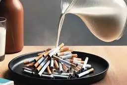 سیگار را در شیر بخیسانید و معجزه را ببینید | ترفندی که تمام عمر از آن غافل بودید