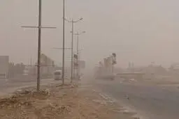 گرد وغبار  | آسمان خوزستان تیره و تار شد