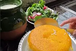 طرز تهیه ته‌دیگ آردی | روشی ساده برای داشتن ته‌دیگی طلایی و یک‌دست +ویدئو