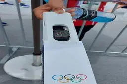 هدیه توماس باخ به دختر قایقران ایران