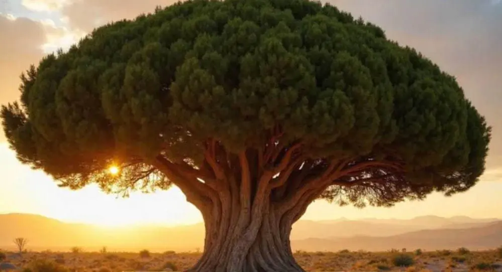 درخت ۳۵۰۰ ساله کلاردشت؛ یادگار دوران عیلامیان و شاهد هزاران سال تاریخ ایران