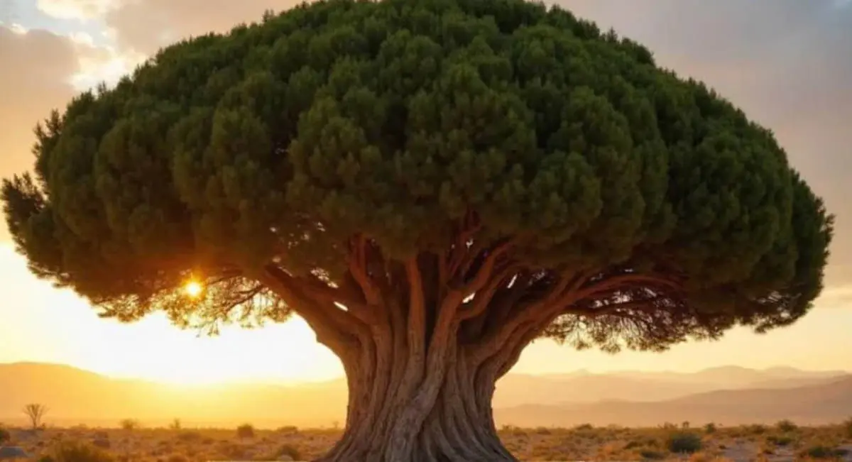 درخت ۳۵۰۰ ساله کلاردشت؛ یادگار دوران عیلامیان و شاهد هزاران سال تاریخ ایران