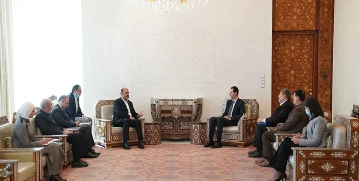 دیدار  وزیر راه و شهرسازی با بشار اسد