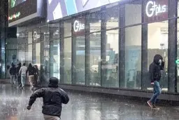 بارش باران و رگبارو رعد و برق در تهران