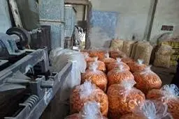 کشف انبار ۶ تُن پفک صنعتی خطرناک | خوراکی‌هایی که با رنگ شیمیایی رنگ می‌شدند! +ویدئو