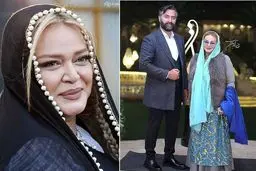 "بهاره رهنما" با یه تیپ داغون ولی شوهری جذاب تو حافظ؛ مگه رفتی خز پارتی!