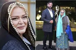 "بهاره رهنما" با یه تیپ داغون ولی شوهری جذاب تو حافظ؛ مگه رفتی خز پارتی!