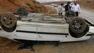 تصادف عجیب یک پژو پارس در چهارراه | ماشین سرنگون شد!+ویدئو
