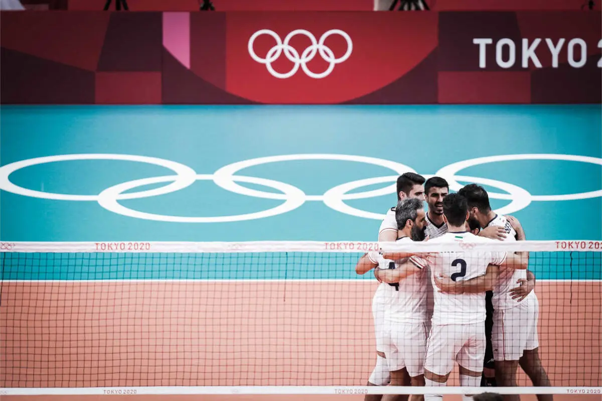 والیبال ایران در رده سوم گروه اول المپیک توکیو قرار گرفت