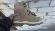شهروند ایرانی که برای ارتش اوکراین، کفش تولید می کند+ویدئو 