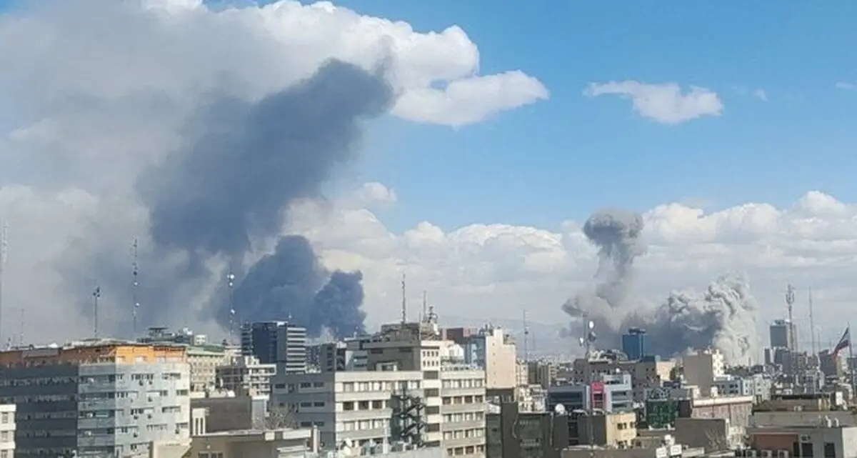 شنیده شدن صدای چند انفجار در مناطقی از تهران
