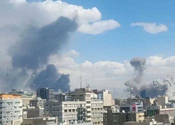 نقاطی از تهران هدف حمله قرار گرفت