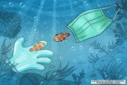 دستکش و ماسک  شما چه بلایی سر ما آورد! 
