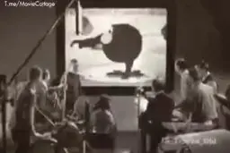 ‏پشت‌صحنه افکت و صداگذارى کارتون‌ها در سال‌های دهه‌ی 1950 در استودیوهای فیلمسازی آمریکا+ویدئو 