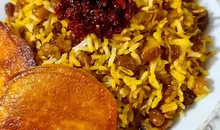 ناهار رشته پلو با کشمش درست کن، محشر میشه | طرز تهیه رشته پلو با کشمش 