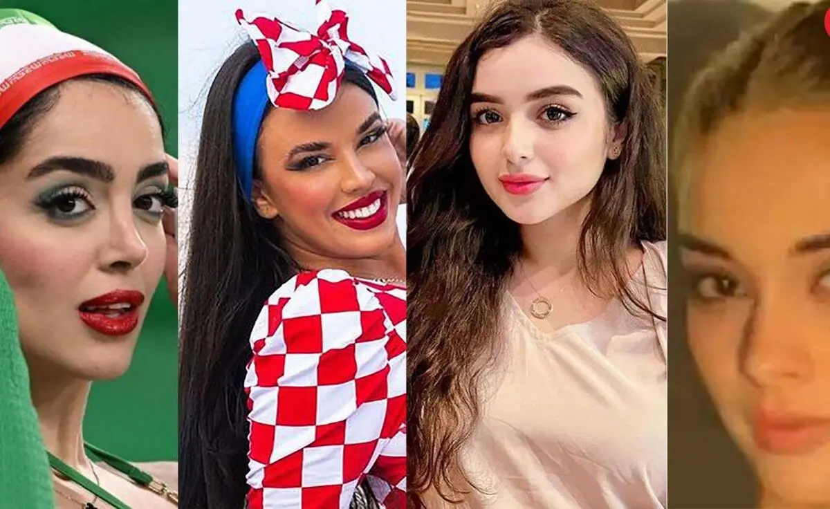 چند دختری که جام‌جهانی قطر را به هم ریختند! | یک ایرانی در بین دخترها!+عکس‌ها و اسامی
