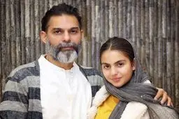 عکس عاشقانه پیمان معادی در کنار همسرش | این عکس حسابی توی فضای مجازی سروصدا کرد! +تصویر