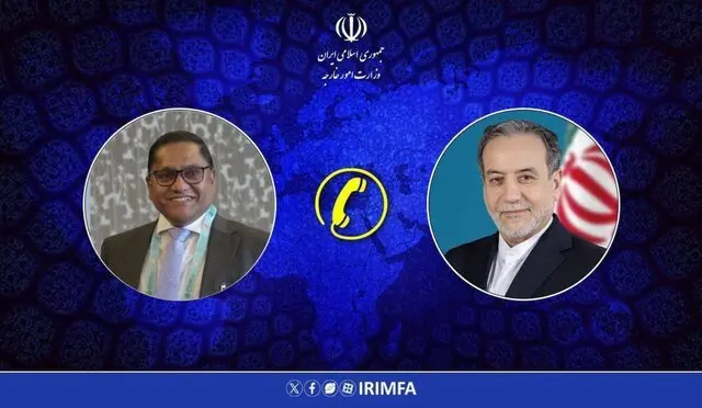 رایزنی وزیر خارجه سریلانکا با عراقچی درباره تنش‌های منطقه