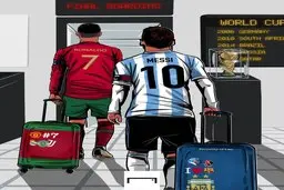 پیش بینی هوش مصنوعی  | فینال عجیب جام جهانی رویارویی مسی و رونالدو