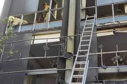  بانک گردشگری خیابان شریعتی دچار حریق شد