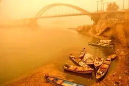 کار زیبای یک هموطن روی پل کارون +عکس 